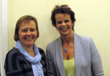 Liz Townsend with Anne Milton MP